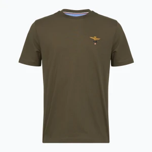 Koszulka męska Aeronautica Militare TS1580UJ00372 verde scuro