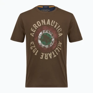 Koszulka męska Aeronautica Militare TS2538UJ00727 chestnut brown