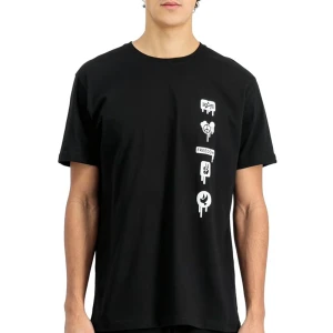 Koszulka męska Alpha Industries Freedom 15653903 - czarna