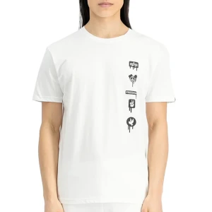 Koszulka męska Alpha Industries Freedom 15653909 - biała