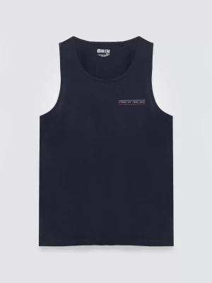 Koszulka męska bez rękawów granatowa Soner 403 BIG STAR
