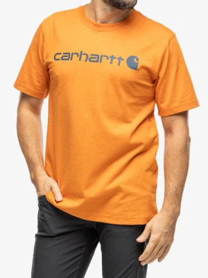 Koszulka męska Carhartt Core Logo T-Shirt S/S - marmalade heather