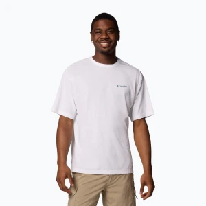 Koszulka męska Columbia Cedar Trail Back Graphic Tee white / trailguide icons