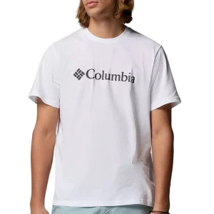 Koszulka męska Columbia CSC Basic Logo 2155001100 - biała
