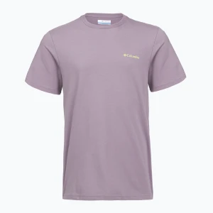 Koszulka męska Columbia CSC Basic Logo Back Tee shale purple/linework c badge