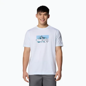 Zdjęcie produktu Koszulka męska Columbia Ice Lake II SS Tee white/peak direction