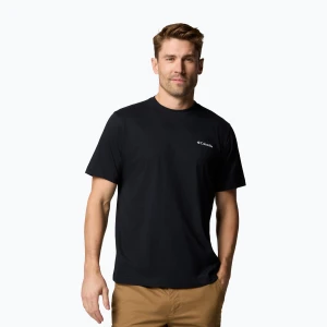 Koszulka męska Columbia Kettle River Back Graphic Tee black/trailgui