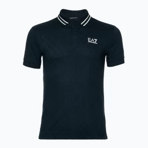 Koszulka męska EA7 Emporio Armani Golf Pro Polo Check armani blue