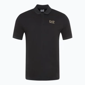 Koszulka męska EA7 Emporio Armani Train 7 Lines Polo black 0200