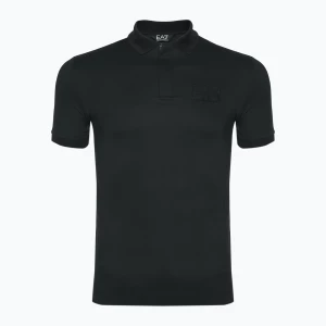 Koszulka męska EA7 Emporio Armani Train Lux Polo Modal black