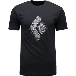 Koszulka męska Engineered Diamond SS Black Diamond