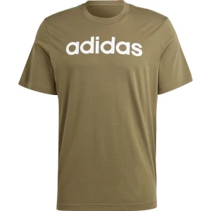 Koszulka męska Essentials Single Jersey Linear Embroidered Logo Adidas