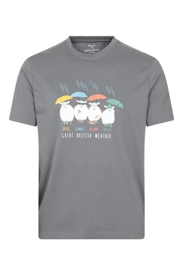 Koszulka męska Great British Weather - Grey Mountain Warehouse