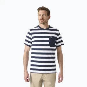 Koszulka męska Helly Hansen Hudson navy stripe