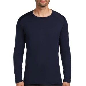 Koszulka męska Icebreaker Merino 260 Tech Long Sleeve Crewe Thermal Top 1043714011 - granatowa