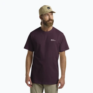 Koszulka męska Jack Wolfskin Essential amaranth