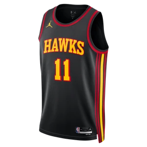 Koszulka męska Jordan Dri-FIT NBA Swingman Atlanta Hawks Statement Edition - Czerń