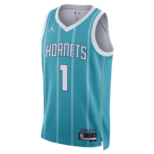 Koszulka męska Jordan Dri-FIT NBA Swingman Charlotte Hornets Icon Edition 2022/23 - Niebieski