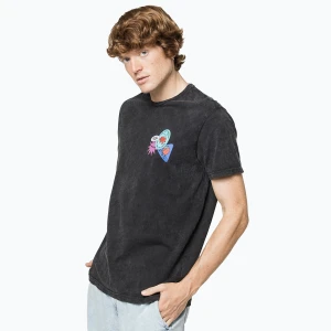 Koszulka męska Kaotiko M/C Washed Fresh black