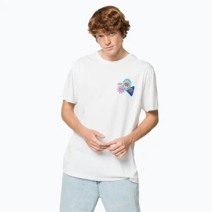 Koszulka męska Kaotiko M/C Washed Fresh white