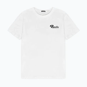Koszulka męska Kaotiko Washed Bowling white
