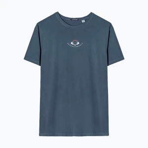 Koszulka męska Kaotiko Washed Free Your Mind navy