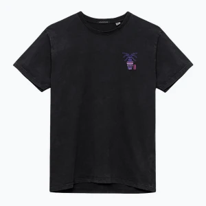 Koszulka męska Kaotiko Washed Make Life Epic black