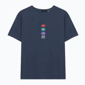 Koszulka męska Kaotiko Washed Mouth Colors navy