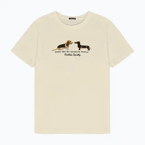 Koszulka męska Kaotiko Washed Puppies ivory