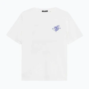 Koszulka męska Kaotiko Washed Suara Ramen white/blue