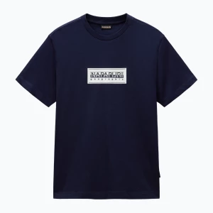 Koszulka męska Napapijri S-Box Logo blu marine