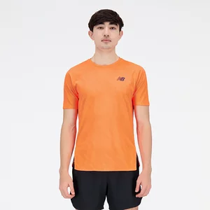 Koszulka męska New Balance MT23281NDF - pomarańczowe