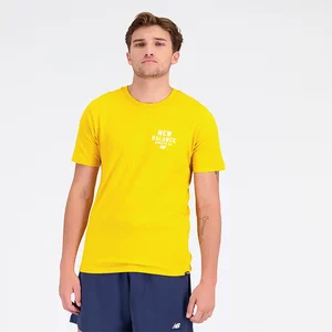 Koszulka męska New Balance MT31909VGL - żółta