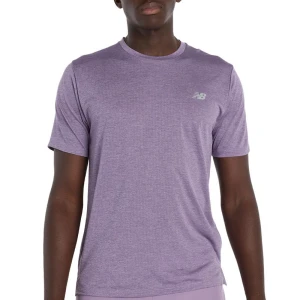 Koszulka męska New Balance MT41253AB7 - fioletowa
