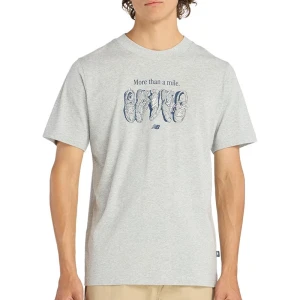 Koszulka męska New Balance MT61778SAG - szara