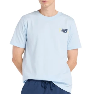 Koszulka męska New Balance MT6179UMAA1 - niebieska