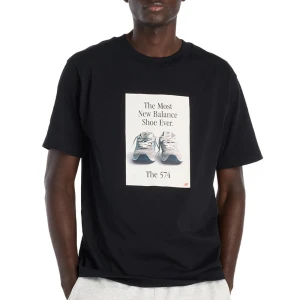 Koszulka męska New Balance MT61B0WFBK - czarna