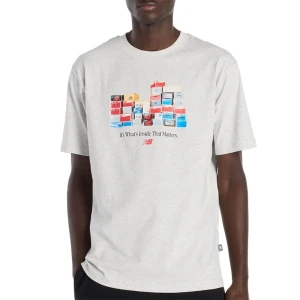 Koszulka męska New Balance MT61H0DXAHH - szara