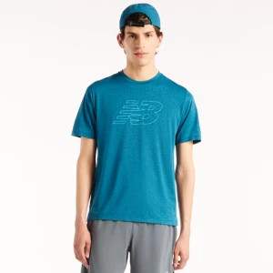 Koszulka męska New Balance MT61W7RRSTS – niebieska