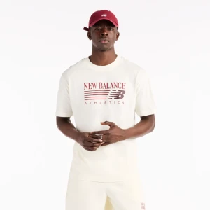 Koszulka męska New Balance MT62U0E0AGA – beżowa