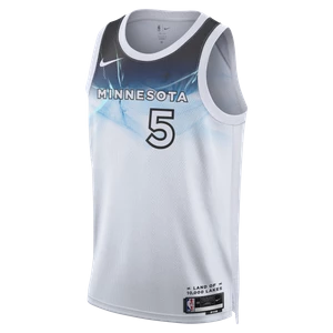 Koszulka męska Nike Dri-FIT NBA Swingman Anthony Edwards Minnesota Timberwolves City Edition 2024/25 - Biel