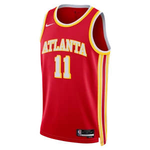 Koszulka męska Nike Dri-FIT NBA Swingman Atlanta Hawks Icon Edition - Czerwony