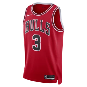 Koszulka męska Nike Dri-FIT NBA Swingman Chicago Bulls Icon Edition - Czerwony