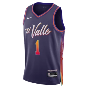 Koszulka męska Nike Dri-FIT NBA Swingman Devin Booker Phoenix Suns City Edition 2023/24 - Fiolet