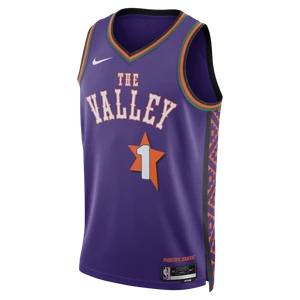 Koszulka męska Nike Dri-FIT NBA Swingman Devin Booker Phoenix Suns City Edition 2024/25 - Fiolet