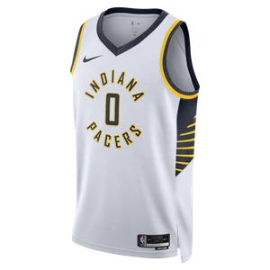 Koszulka męska Nike Dri-FIT NBA Swingman Indiana Pacers Association Edition - Biel