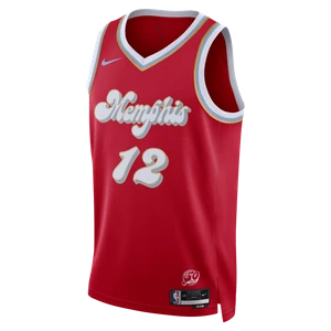 Koszulka męska Nike Dri-FIT NBA Swingman Ja Morant Memphis Grizzlies City Edition 2024/25 - Czerwony