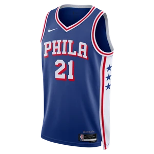 Koszulka męska Nike Dri-FIT NBA Swingman Joel Embiid Philadelphia 76ers Icon Edition - Niebieski