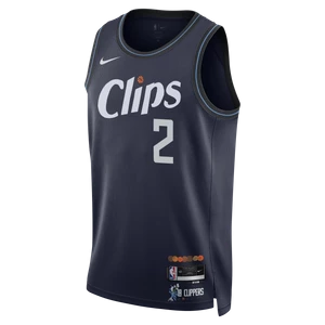 Koszulka męska Nike Dri-FIT NBA Swingman Kawhi Leonard LA Clippers City Edition 2023/24 - Niebieski