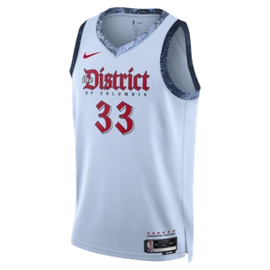 Koszulka męska Nike Dri-FIT NBA Swingman Kyle Kuzma Washington Wizards City Edition 2024/25 - Niebieski